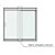 Janela De Correr Para Banheiro 2 Folhas Em Alumínio Vidro 600x400mm Verde Blinglass - Imagem 4