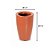Vaso Cone Liso 45 Terracota 5254 Vasap - Imagem 3