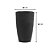 Vaso Cone Riscato 45 Preto Absoluto 6451 Vasap - Imagem 3