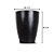 Vaso Vietnamita 31 Preto Absoluto Com Brilho 8022 Vasap - Imagem 3
