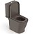 Kit Vaso Sanitário Com Caixa Acoplada E Acessórios Para Instalação 3/6 Litros Gap Café Roca - Imagem 3