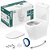 Kit Vaso Sanitário Com Caixa Acoplada E Acessórios Para Instalação 3/6 Litros Slim Branco Celite - Imagem 6