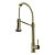 Torneira De Bancada Para Cozinha Metal Gourmet Standard Dourada Civitt - Imagem 2