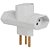Pino 3 Saídas Tipo T 2p+t 10a 250v 12270 Branco Ilumi - Imagem 1