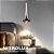 Pendente Led 7w 3000k Branco Quente Bivolt Lux-003 Preto Nitrolux - Imagem 2