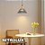 Pendente Led 7w 3000k Branco Quente Bivolt Lux-001 Preto E Dourado Nitrolux - Imagem 2