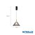 Pendente Led 7w 3000k Branco Quente Bivolt Lux-001 Preto E Dourado Nitrolux - Imagem 3