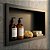 Nicho Para Embutir 30x60cm Preto Vulcano Arquitech - Imagem 3