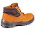 Bota Nobuck Com Cadarço Com Bico Plástico Bae Marrom Castor N 35 Bracol - Imagem 3