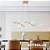 Pendente Led 35w 3000k Branco Quente Bivolt Lp-201d Dourado Nitrolux - Imagem 2