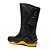Bota Pvc Motoqueiro Motosafe Preta Com Solado Amarelo Com Forro N 42 Bracol - Imagem 4
