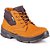 Bota Nobuck Com Cadarço Com Bico Plástico Bae Marrom Castor N 36 Bracol - Imagem 1