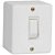 Conjunto Interruptor Simples De Sobrepor 6a 250v Box 6317 Branco Ilumi - Imagem 1
