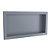 Nicho Para Embutir 30x60cm Cinza Urbano Arquitech - Imagem 2