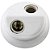 Plafon Bocal Duplo 100w 250v 18092 Branco Ilumi - Imagem 1