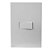 Conjunto Interruptor Simples 10a 250v I9 9417 Branco Ilumi - Imagem 1