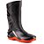 Bota Pvc Motoqueiro Motosafe Preta Com Solado Vermelho N 44 Bracol - Imagem 2