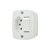 Interruptor Simples De Sobrepor 6a E Tomada 2p+t 20a 250v 16545 Branco Ilumi - Imagem 1