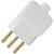 Plugue Macho Pino Prensa Cabo 2p+t 20a 250v 14351 Branco Ilumi - Imagem 1
