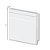 Rodapé Alizar 7x240x1,5cm 51007 Branco Arquitech - Imagem 2