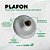 Plafon Bocal Com Receptáculo 100w 250v 180931 Branco Ilumi - Imagem 3