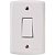 Interruptor Simples De Embutir 250v 10a Lux2 Branca Tramontina - Imagem 1