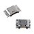 Kit 5un Conector Carga Micro USB - Galaxy J5 (j500) - Imagem 1