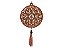 Mini Mandala Laranja 12 cm - Imagem 2