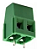 Conector Borne KRE 2 Vias - Verde - KIT C/ 10 UN - Imagem 1