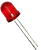LED Difuso 10mm Vermelho - Imagem 1