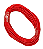 Cabo Flex 105G 300V Estanhado 0,14mm - Vermelho - 10 Metros - Imagem 1