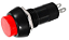 Chave Push Button PBS-11A 2T C/Trava - Vermelha - Imagem 1