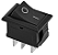 Mini Chave Gangorra KCD1-202 6T Preto - Imagem 1