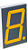 Display 7 Segmentos 5161AY Amarelo - Imagem 1