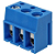 Conector Borne KRE 3 Vias - Azul - Imagem 1