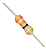 Resistor 33R 5% (1/4W) - KIT C/ 10 UN - Imagem 1
