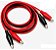 Cabo Banana x Jacaré Duplo 4 MM - 1M (Vermelho x Preto) - Imagem 1