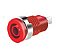 Borne Banana De 4MM Vermelho Abertura De 12MM E Porca Nas Eextremidades - Imagem 1