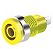 Borne Banana De 4MM Amarelo Abertura De 12MM E Porca Nas Extremidades - Imagem 1
