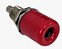 Conector Banana 4MM Vermelho Abertura 7,5 MM - B57 - B07 - Imagem 1