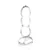 PLUG ANAL DE VIDRO 12,7 x 4,2 CM - Imagem 1