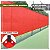 Tela Fundo De Quadra Esportiva Vermelha 2m x 18m - Imagem 1