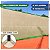 Tela Fundo De Quadra Esportiva Bege 3m x 18m - Imagem 1