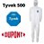 MACACÃO QUÍMICO DUPONT TYVEK 500 TYCHF5S XG BRANCO - CA 34187 - Imagem 1