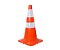 CONE RIGIDO 75CM COM REFLETIVO LARANJA TIPO II - KTELI - Imagem 1