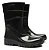 BOTA DE PVC PRETA ACQUAFLEX CANO CURTO (260mm) C/FORRO CA-37456 (BRACOL) - Imagem 1