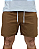 SHORT DE LINHO NATURAL - MARROM - Imagem 1
