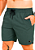 BERMUDA HAVAIANO EM ELASTANO - VERDE ESCURO - Imagem 1