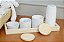 Kit Higiene Bebê Bandeja Tampa Pinus Porcelanas Mini Térmica - Imagem 4