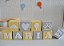 Kit 9 Cubos Branco Nome Bebê Prateleira Infantil Parede Nicho - Imagem 3